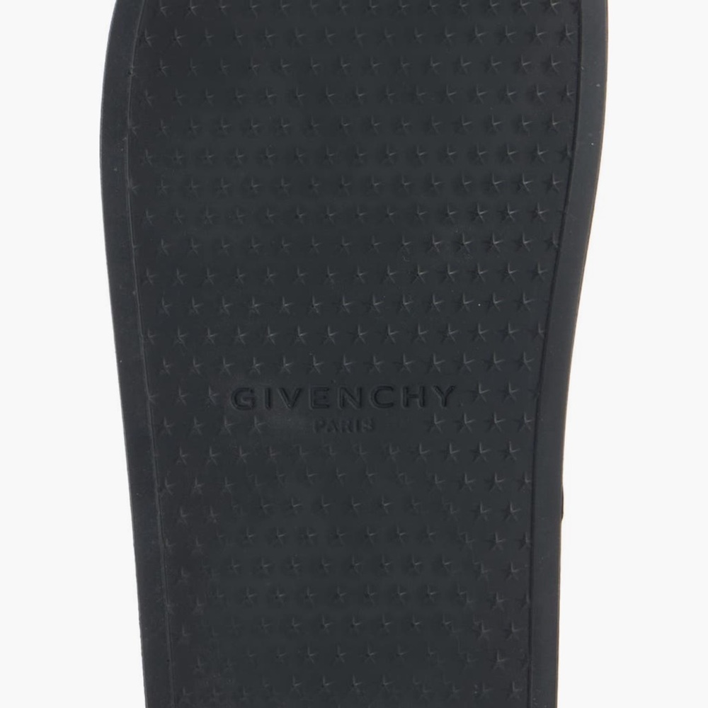 Givenchy Black and Tan Animal Print Slides - Picture 5 of 6